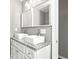Modern bathroom with dual sinks, white vanities, and granite countertops offering functionality and style at , Atlanta, GA 30315