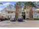 Attractive condo with charming exterior, second story staircase, landscaping, and convenient parking at 1508 Wingate Way, Atlanta, GA 30350