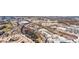 Aerial shot of a residential community, lake, and nearby retail at 270 17Th Nw St # 4208, Atlanta, GA 30363
