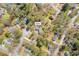 Aerial view of the property showcasing its location on a 0.40 acre lot in a quiet neighborhood at 2073 Lou Ct, Grayson, GA 30017
