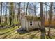Backyard with a storage shed at 2073 Lou Ct, Grayson, GA 30017