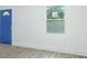 Entryway with a blue front door, vinyl plank floors, and white baseboards at 451 Collier Ridge Dr, Atlanta, GA 30318