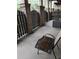 Covered patio with stylish outdoor furniture, offering a serene space for relaxation at 6980 Roswell Rd # E11, Atlanta, GA 30328