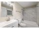 Bright bathroom with tub and shower combination at 2600 Cohassett Ct, Decatur, GA 30034