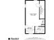 Floor plan of the first floor including the Gathering room, bath, and kitchen at 2600 Cohassett Ct, Decatur, GA 30034