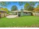 Backyard featuring green lawn and concrete patio at 147 Hermer Nw Cir, Atlanta, GA 30311