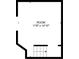 Floor plan displaying dimensions of 11'9