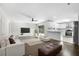 Open-concept living space with modern finishes, natural light, and backyard access at 147 Hermer Nw Cir, Atlanta, GA 30311