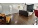 Bright living room boasts hardwood floors, a fireplace, and neutral walls, creating a warm and inviting space at 147 Hermer Nw Cir, Atlanta, GA 30311