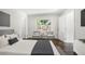 Serene main bedroom with hardwood floors, a neutral color palette, and a bright window view at 147 Hermer Nw Cir, Atlanta, GA 30311