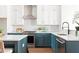 Modern kitchen featuring white cabinets, stainless steel appliances, and stylish backsplash at 7220 Summit Pl, Alpharetta, GA 30009