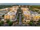 Bustling town center with shops, restaurants, parking, and pedestrian-friendly walkways at 7220 Summit Pl, Alpharetta, GA 30009