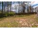 Large grassy backyard offers space for recreation and relaxation with wooded views at 2562 Tritt Springs Ne Trce, Marietta, GA 30062