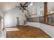 Spacious living room with vaulted ceilings, hardwood floors and wooden beam accents at 2562 Tritt Springs Ne Trce, Marietta, GA 30062