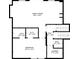 Upstairs floorplan shows bedroom, bathrooms, WIC, Gathering room, hall and laundry room, with listed dimensions at 2724 Long Lake Ne Dr, Roswell, GA 30075