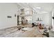 Spacious living room with vaulted ceilings, hardwood floors, and an open layout at 2724 Long Lake Ne Dr, Roswell, GA 30075