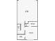 Layout of floor plan featuring garage, bathroom, bedroom, and closets at 4565 Sims Park Overlook, Suwanee, GA 30024