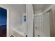 Bathroom featuring a soaking tub and shower at 1809 Fairpointe Trce, Stone Mountain, GA 30088