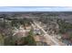 An aerial view of a neighborhood showing mature trees and homes with well-maintained lawns at 3061 Stone Bridge Sw Trl, Conyers, GA 30094