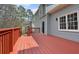 A spacious deck overlooks the backyard, offering ample space for outdoor relaxation and entertaining at 3061 Stone Bridge Sw Trl, Conyers, GA 30094