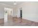 Open dining room offering chair rail trim, and entry to kitchen at 3061 Stone Bridge Sw Trl, Conyers, GA 30094