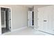 Bedroom with closet featuring neutral walls and hardwood flooring ready for personalization at 6841 Phillips Mill Rd, Douglasville, GA 30135