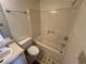 Clean bathroom featuring a shower-tub combination and vanity sink at 7042 Oakhill Cir, Austell, GA 30168