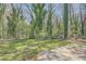 Shaded backyard featuring mature trees and a concrete patio at 195 Hermer Nw Cir, Atlanta, GA 30311
