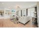 Bright living room with hardwood floors, fireplace, and modern decor at 4105 Brookview Dr, Cumming, GA 30040