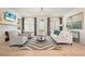 Bright living room featuring hardwood floors and refined decor at 4105 Brookview Dr, Cumming, GA 30040
