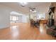 Open-concept design showcasing the spacious living room, dining area, and kitchen at 1189 E East Fayetteville Rd, Riverdale, GA 30296