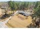 Scenic view of a well-maintained home with a spacious lawn, lush landscaping, and private driveway at 4562 Anderson Livsey Ln, Snellville, GA 30039