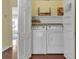 Convenient laundry closet features washer and dryer hookups for easy chores at 2345 Henderson Mill Ne Rd # 1, Atlanta, GA 30345