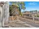 Spacious wooden deck with a view of the backyard at 2021 Cockrell Pointe Nw, Kennesaw, GA 30152