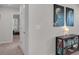 Upstairs hallway with bookshelf and artwork at 2099 Easterwood Ter, Decatur, GA 30032