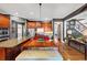 Gourmet kitchen offers granite counters, stainless steel appliances, and an open design at 4020 Toulon Ln, Cumming, GA 30040