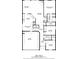 Detailed floor plan showcasing the layout of the home, including room dimensions at 509 Carrington Ct, Canton, GA 30115