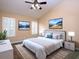 Serene main bedroom featuring plantation shutters, neutral tones, and tasteful decor at 509 Carrington Ct, Canton, GA 30115