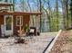 Comfortable outdoor seating with lake views at 2655 Lakeside Trl, Cumming, GA 30041