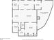 Floor plan for basement showcasing living room, bedroom, laundry room, bathroom, and storage spaces at 2655 Lakeside Trl, Cumming, GA 30041