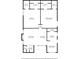 Detailed floor plan outlining the home's layout with living areas, bedrooms, and bathrooms at 812 Bonnie Glen Se Dr, Marietta, GA 30067