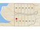 Plat map showing lot lines and numbers for land plot at 4595 Ryker Rd, Cumming, GA 30041