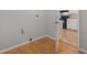 A small laundry area, with the kitchen visible from the open doorway at 2522 Brentwood Ct, Decatur, GA 30032