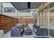 Inviting outdoor patio space with comfortable seating and stylish privacy fence at 878 Peachtree # 522, Atlanta, GA 30309
