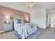Well-lit main bedroom with soft carpeting, decorative touches and closet access at 3123 Neal Ct, Cumming, GA 30041