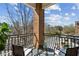 Relaxing balcony view with seating and wrought iron railing, perfect for enjoying city views at 1430 Dresden Ne Dr # 200, Atlanta, GA 30319