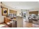 Bright, open concept kitchen flows into the living area with hardwood floors and modern finishes at 1430 Dresden Ne Dr # 200, Atlanta, GA 30319
