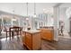 Bright kitchen with an island, stainless steel appliances, a breakfast bar, and lots of natural light at 706 Registry Run, Kennesaw, GA 30152