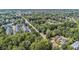 Scenic aerial view of the neighborhood with lush greenery and well-maintained homes, showing community atmosphere at 396 Academy St, Alpharetta, GA 30009