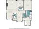 Second floor plan displays four bedrooms, three baths, a laundry room and multiple walk in closets at 396 Academy St, Alpharetta, GA 30009